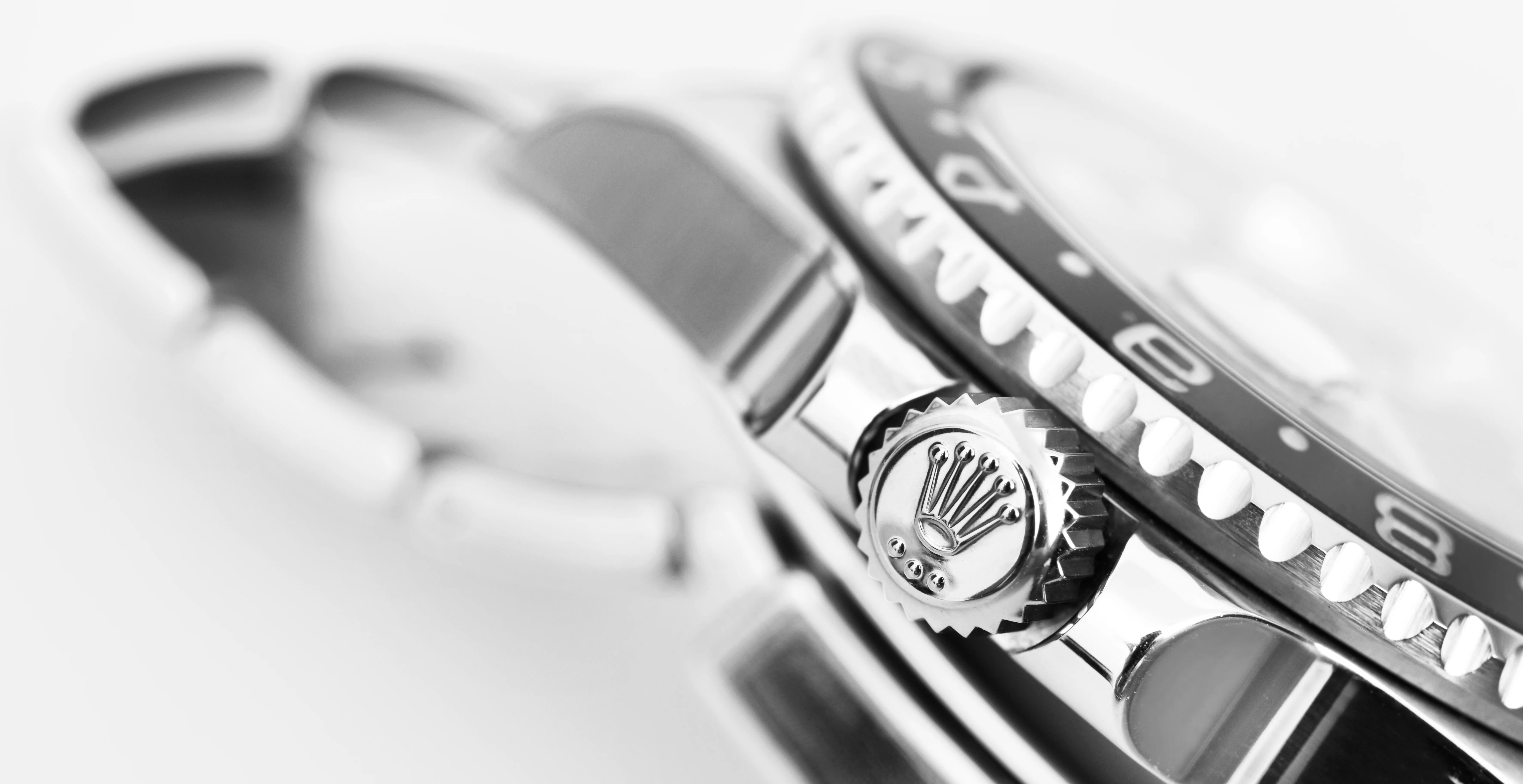 Watch crown close-up