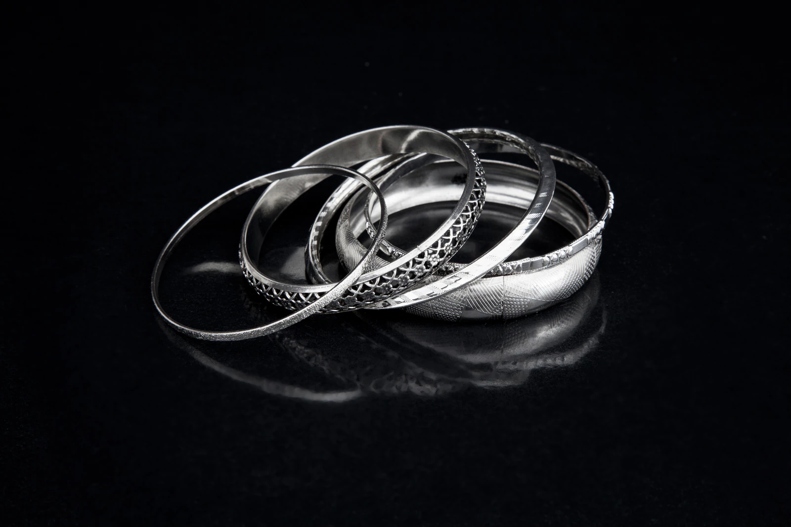 Sterling silver bangles