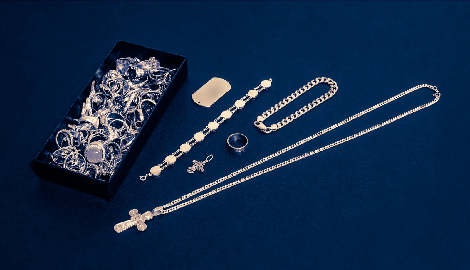 Sterling silver jewelry collection