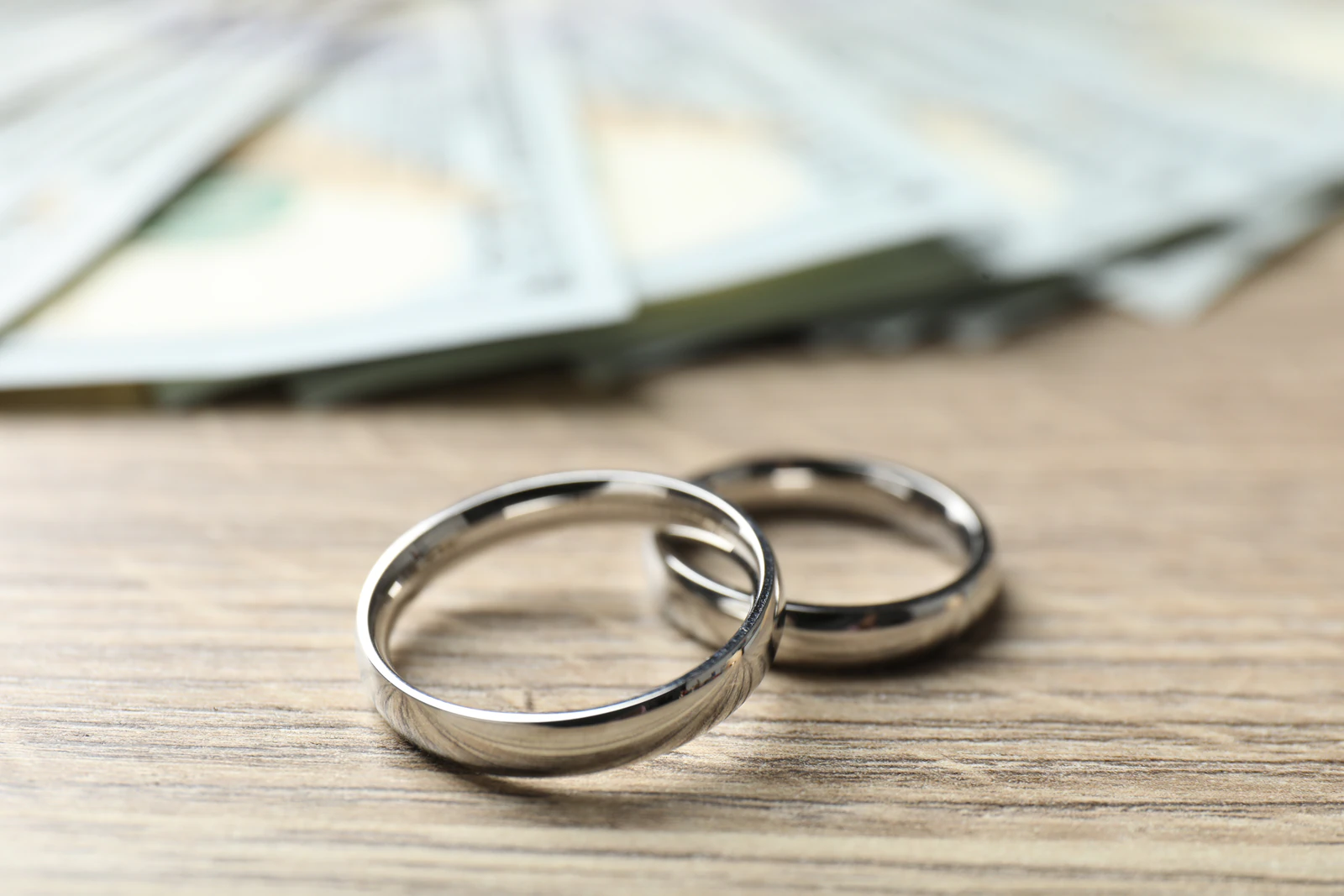 White gold wedding rings